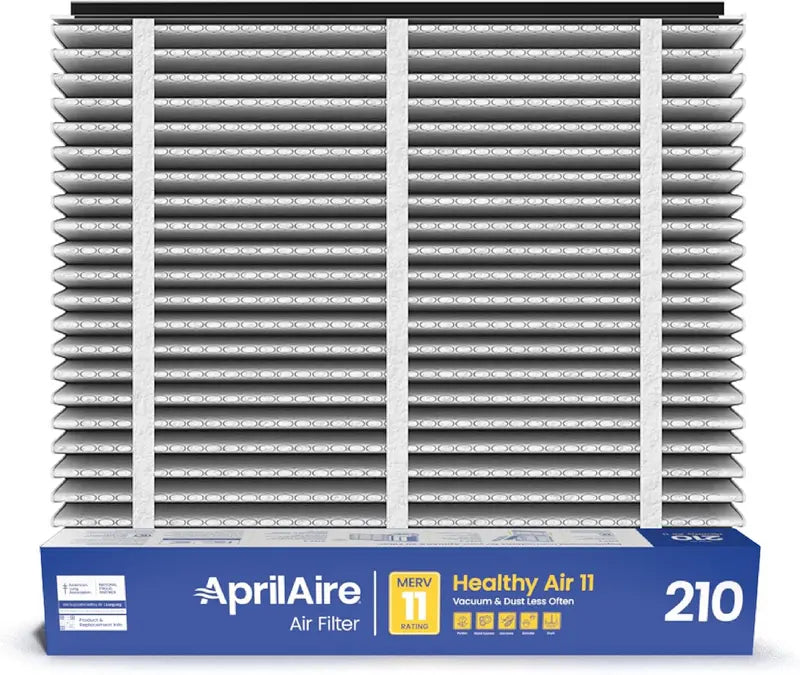 AprilAire 210 Whole-House Air Filter  MERV 11, 20x25x4 Size, Compatible with Central HVAC Systems