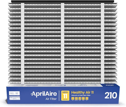 AprilAire 210 Whole-House Air Filter  MERV 11, 20x25x4 Size, Compatible with Central HVAC Systems