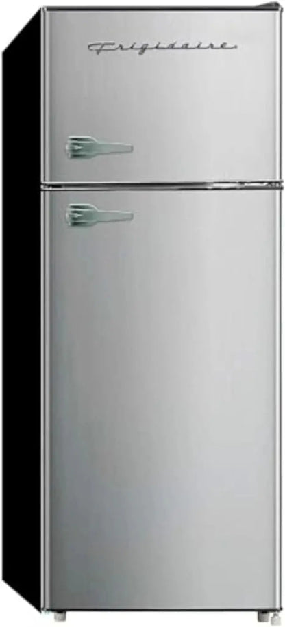 Frigidaire Platinum Series Apartment Refrigerator  7.5 Cu Ft, Two-Door Combo with Freezer, Stainless Steel Finish