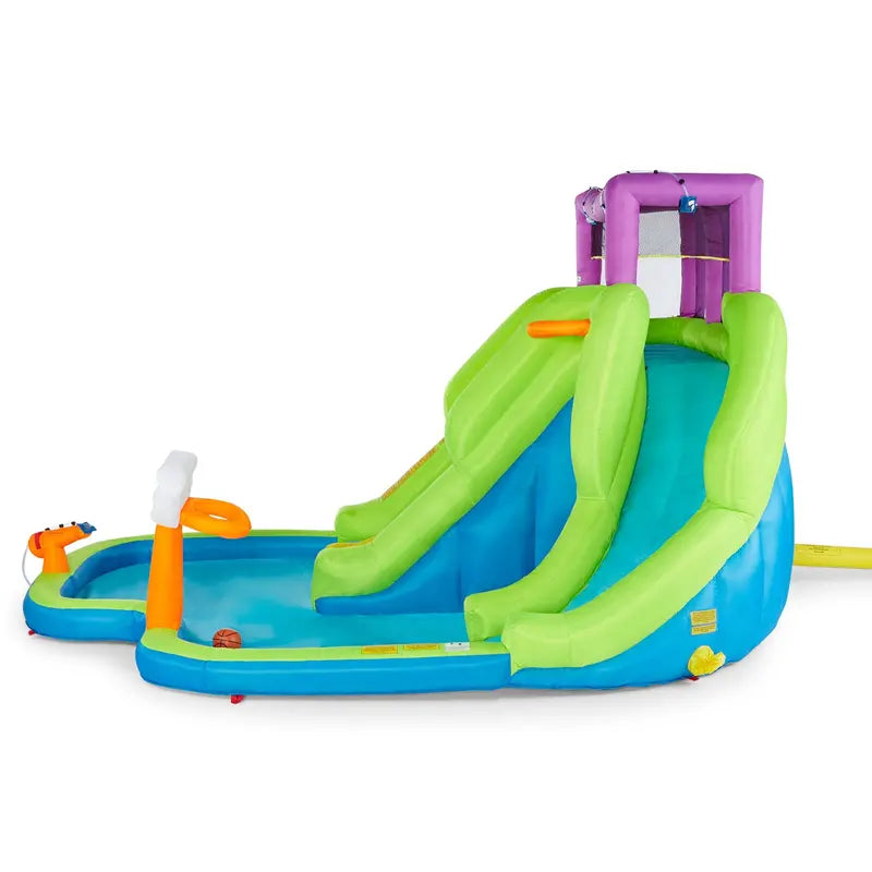 Magic Time  Triple Blast Inflatable Play Center with Water Slides