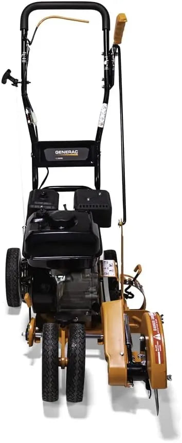 Generac Edger with 163cc Engine  Precision Bevel Cutting, Curb-Hopping Design, Six Depth Settings, and Four-Wheel Steering Control