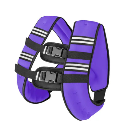 Dual-Strap Neoprene Weighted Vest with Reflective Accents and Secure Fit System