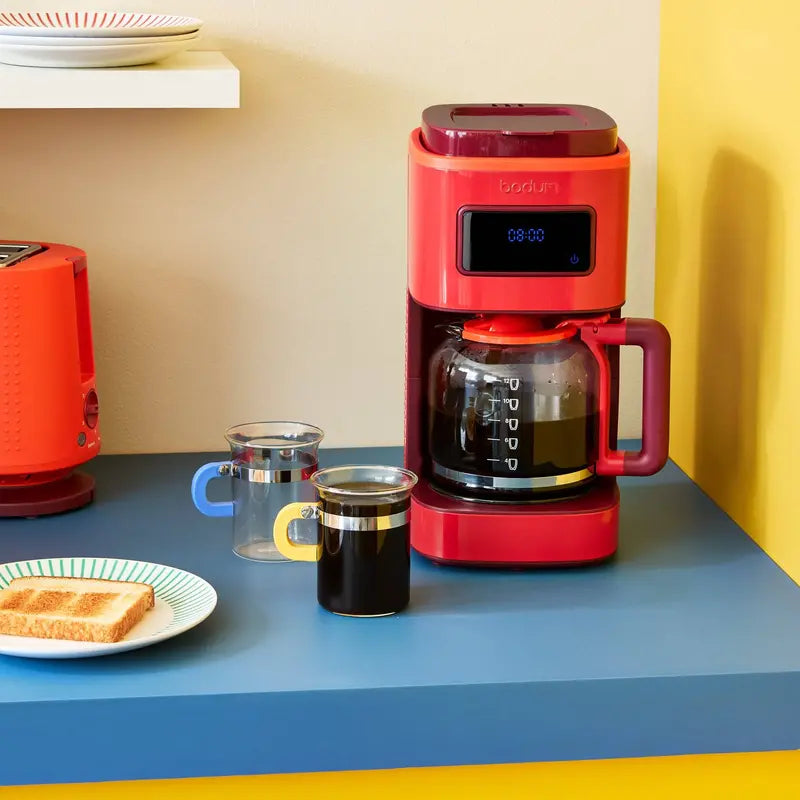 Bodum Programmable 12-Cup Red Coffee Maker