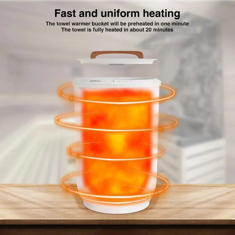 SAMEAT Extra-Large Heated Towel Warmer for Modern Bathroom Spaces