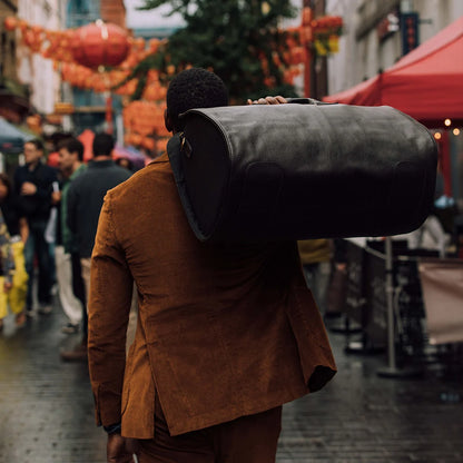 Leather S.C Holdall - Black
