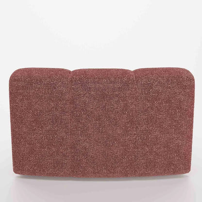 Chauffeuse d angle pour canap  modulable en tissu bouclette rose H l ne