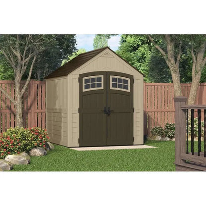Sutton Resin Storage Shed  7.5 ft x 7 ft Outdoor Utility Building