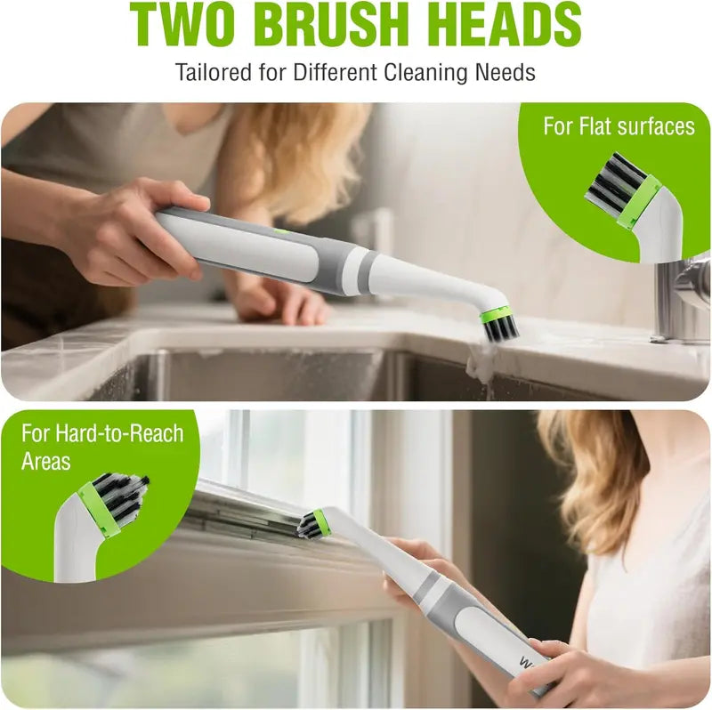 WORKPRO Cordless IPX6-Rated Electric Scrubber  5200 RPM Waterproof Grout & Tile Cleaner