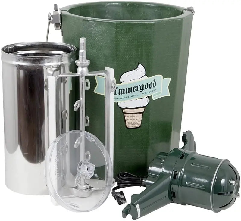 6-Quart Electric Old-Fashioned Ice Cream Maker  Motorized Churn for Homemade Frozen Treats