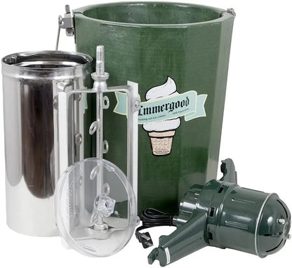 6-Quart Electric Old-Fashioned Ice Cream Maker  Motorized Churn for Homemade Frozen Treats