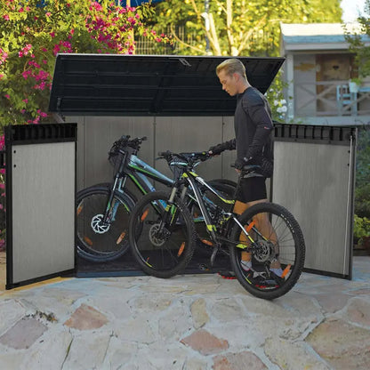 Keter 6 ft. x 3.5 ft. Resin Storage Shed  Low-Maintenance Outdoor Garden or Tool Shelter