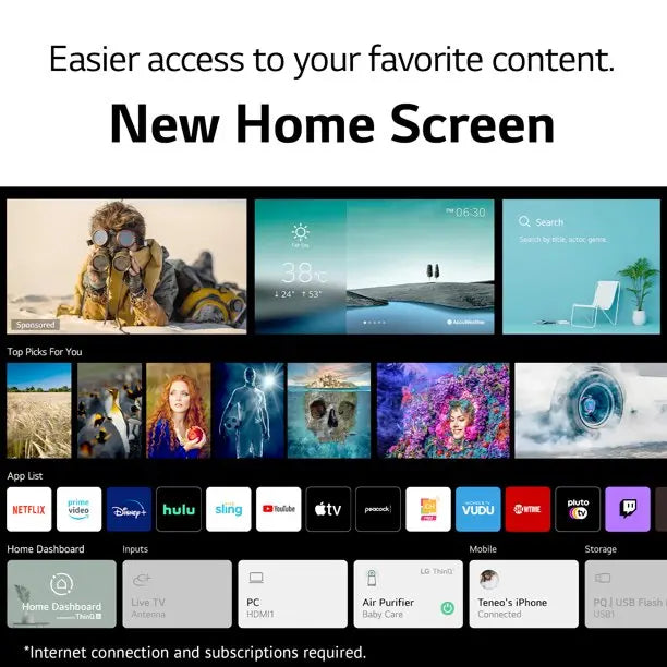 TCL 55-Inch Class 4K UHD Smart TV  HDR-Compatible Streaming Display with Roku OS Integration