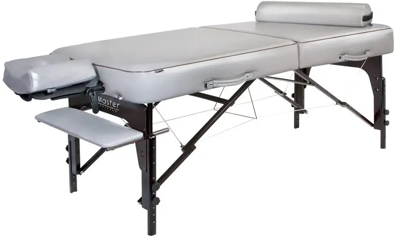 Montour LX 30-Inch Massage Table Package  3-Inch Memory Foam, Dove Grey Upholstery