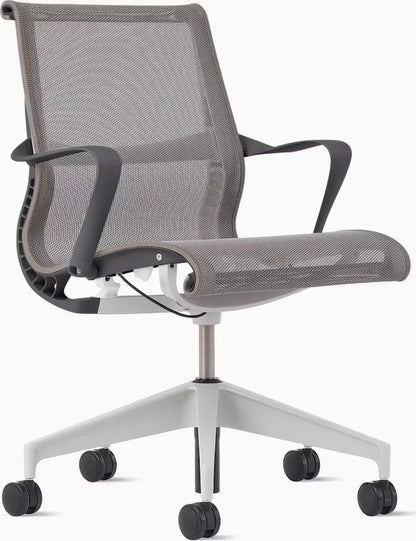 Setu Chair with Armrests  Flexible Kinetic Support &amp; Four-Way Adjustable Arms
