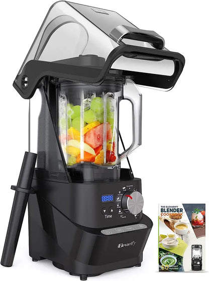Kitchen Quiet Vacuum Blender  1500W Commercial-Grade Smoothie Maker with 56-Oz BPA-Free Container