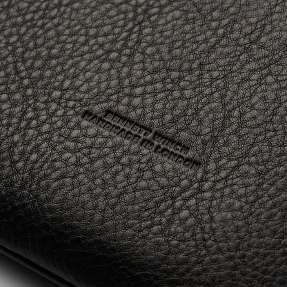 Flight Pouch - Black Leather