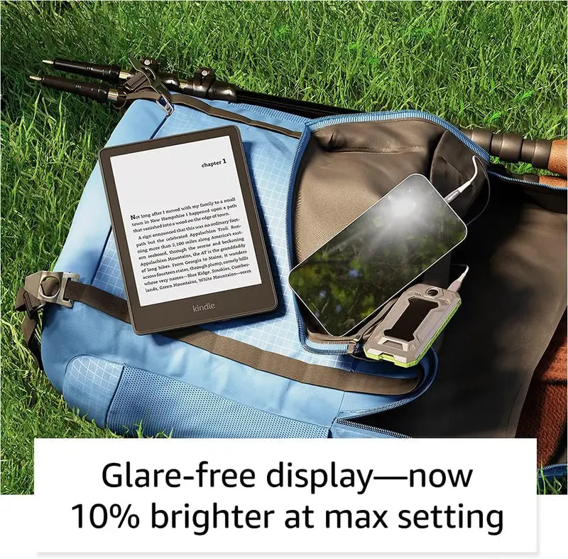 Amazon Kindle Paperwhite 16GB, 6.8″ Display, Warm Light, 10-Week Battery, Agave Green, Waterproof E-Reader