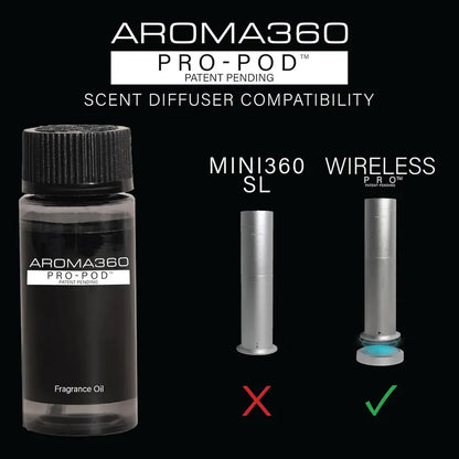 Wireless Pro Portable Essential Oil Diffuser, Midnight Black  Cordless, Covers 600 sq ft, Remote Controlled  Ideal for Home & Office Aromatherapy