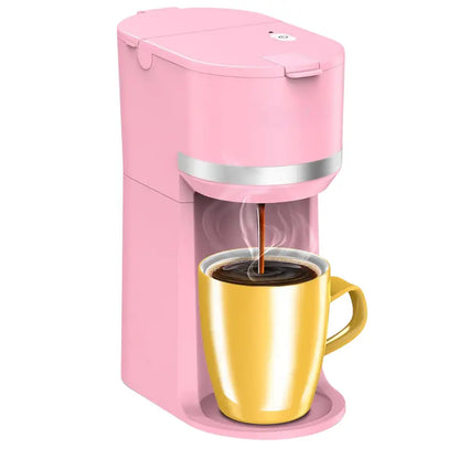 Compact Single-Serve Coffee Brewer for K-Cups and Ground Coffee