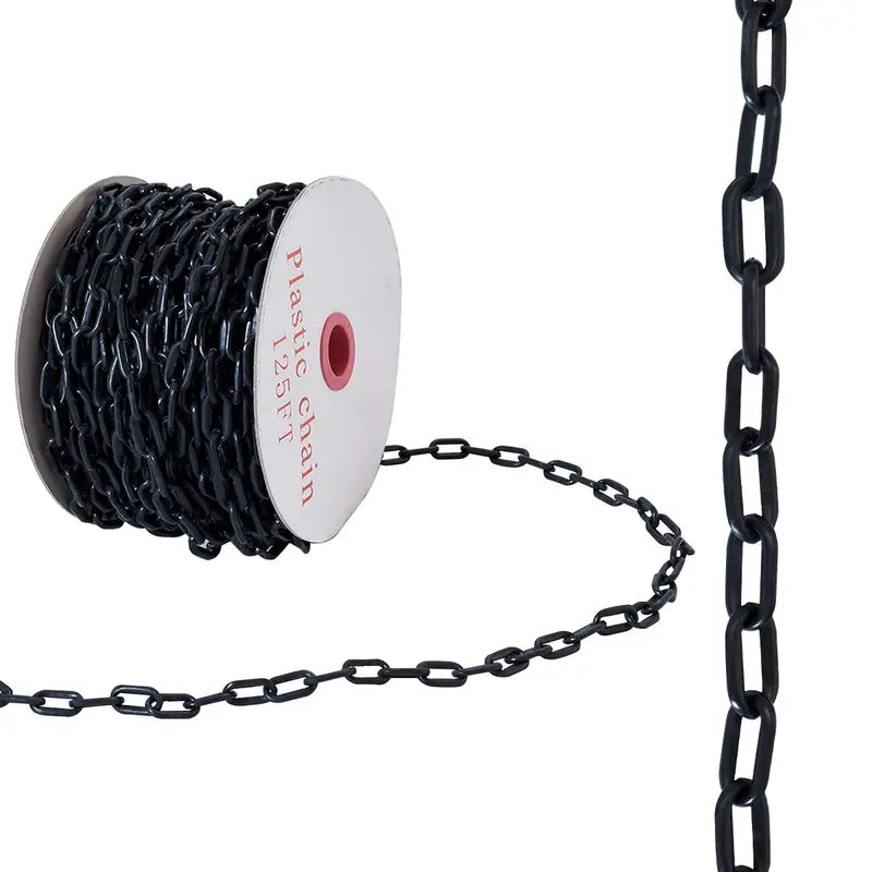 125-Foot Plastic Safety Chain Barrier for Crowd Control