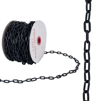 125-Foot Plastic Safety Chain Barrier for Crowd Control