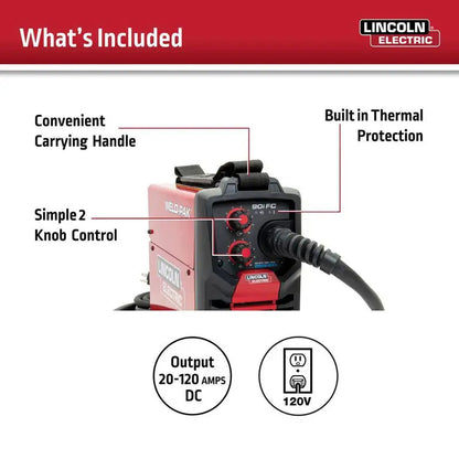 Lincoln Electric Weld-Pak 90i FC Flux-Cored Welder  Gasless Wire Feed System (Model K5255-1)