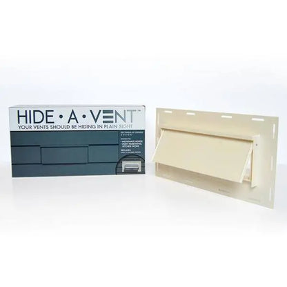 HIDE-A-VENT 10 in. Rectangular Exterior Vent for Kitchen Exhaust Fans Model B