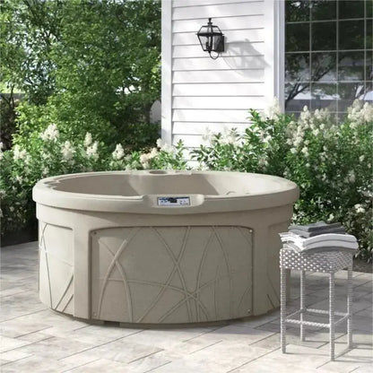 Lifesmart 4-Person Plug-and-Play Hot Tub  Oval Spa with 13 Jets, Energy-Efficient Heating & Easy Setup