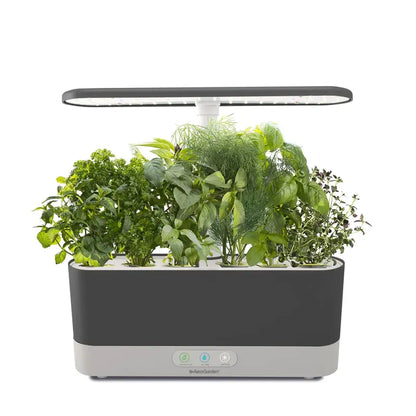 AeroGarden Harvest Slim with Gourmet Herb Seed Pod Kit, Black