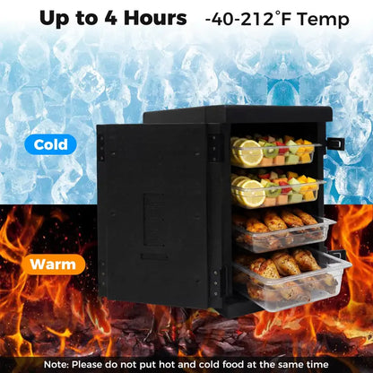 Lightweight 91-Qt Food Warmer/Cooler with Front Access Door and Durable Sealing Strips