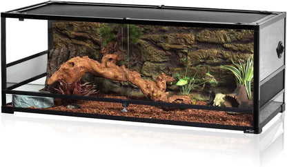 REPTI ZOO 67-Gallon Sliding-Glass Reptile Terrarium  48¡å x 18¡å x 18¡å