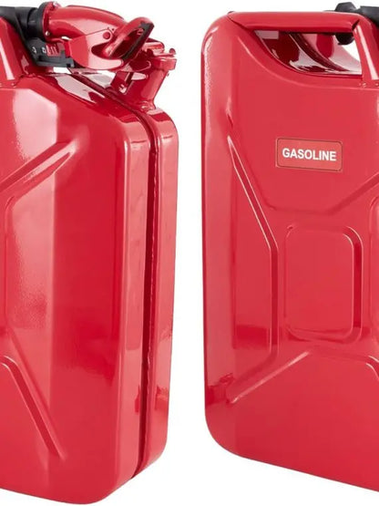 Authentic CARB Jerry Can with Spout, 5.3 Gallon (20L), Red  Durable Fuel Container