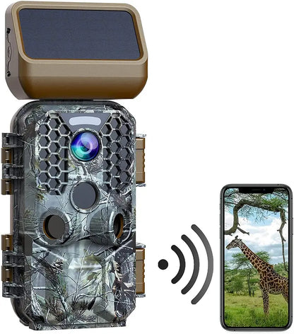 T200 Solar-Powered 4K Trail Camera  30MP Imaging with WiFi & Bluetooth Connectivity