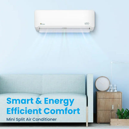 9,000W Mini-Split Heat Pump  110/120V Inverter-Driven AC/Heating System, Alexa-Compatible, ENERGY STAR® Rated (EER 21.5)