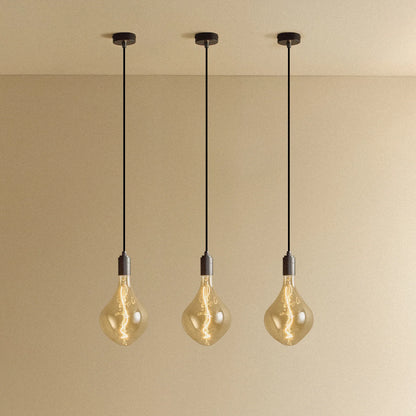 Voronoi II Pendant Light in Graphite - Set of 3