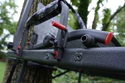X-Stand The Duke 20′ Single-Person Ladder Tree Stand, 300 lbs Capacity, Steel Construction