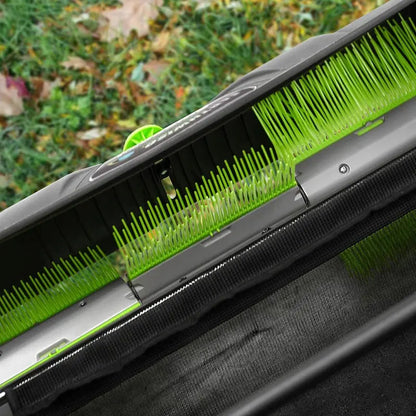 21-Inch Push Lawn Sweeper: Large Grass & Debris Collector with 26-Gallon Hopper