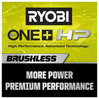 RYOBI ONE+ HP 18V 18-Gauge Brushless Cordless AirStrike Brad Nailer with ONE+ HP 18V Brushless Cordless Jig Saw (Tools Only) P322-PBLJS01B