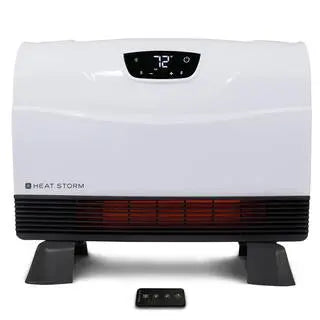 Heat Storm Phoenix Floor to Wall Unit 1500-Watt Infrared Quartz Portable Heater with Built-In Thermostat and Over Heat Sensor HS-1500-PHX