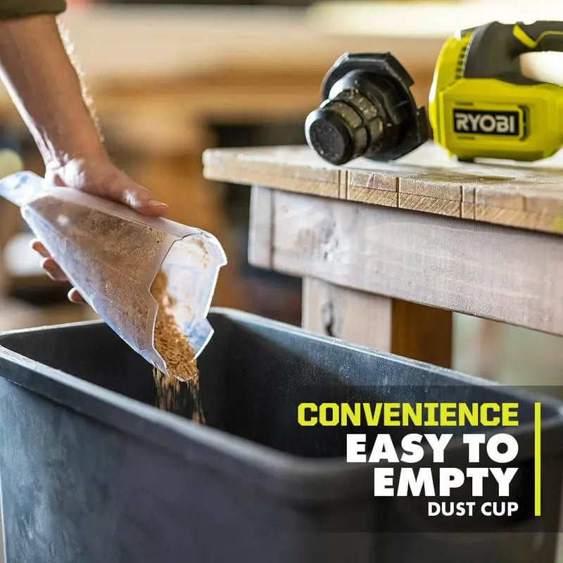 RYOBI ONE+ 18V Cordless Multi-Surface Handheld Vacuum Kit with 2.0 Ah Battery and Charger PCL705K