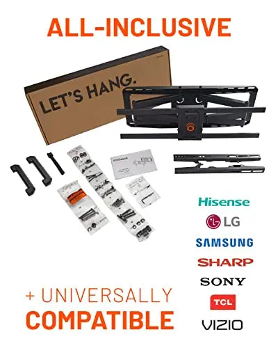 ECHOGEAR MaxMotion TV Wall Mount for Large TVs Up to 90    Full Motion Has Smooth Swivel