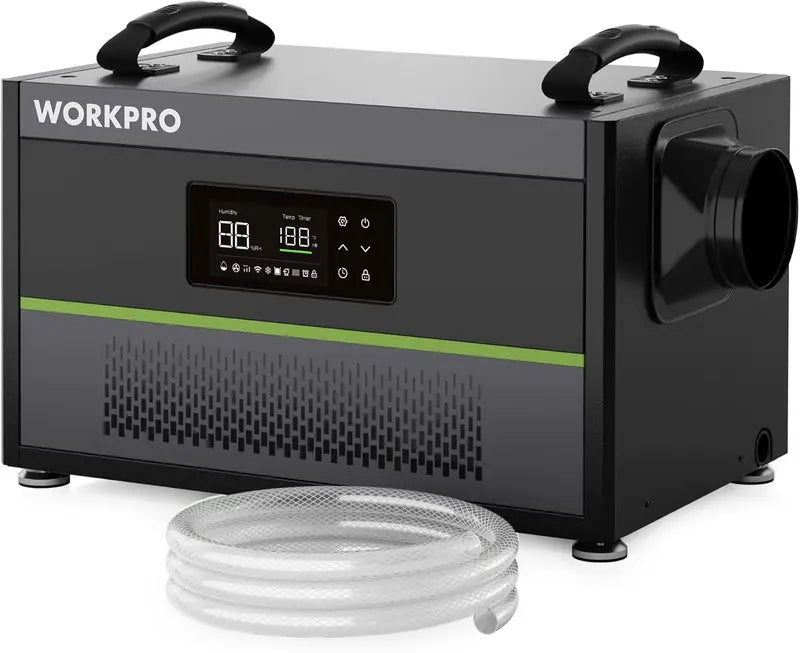WORKPRO 145-Pint Commercial-Grade Crawl Space Dehumidifier for Basements, Garages, and Warehouses