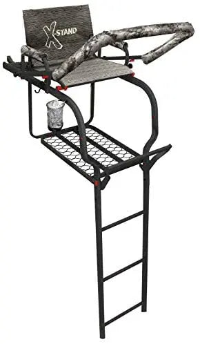 X-Stand The Duke 20′ Single-Person Ladder Tree Stand, 300 lbs Capacity, Steel Construction