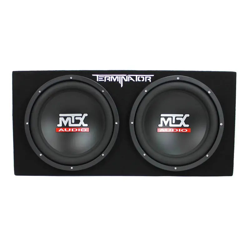 MTX TNP212D2 12″ 1200W Dual Car Subwoofer Package with Amplifier & Installation Kit