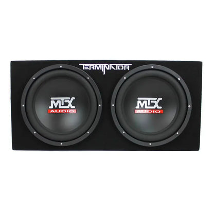 MTX TNP212D2 12″ 1200W Dual Car Subwoofer Package with Amplifier & Installation Kit