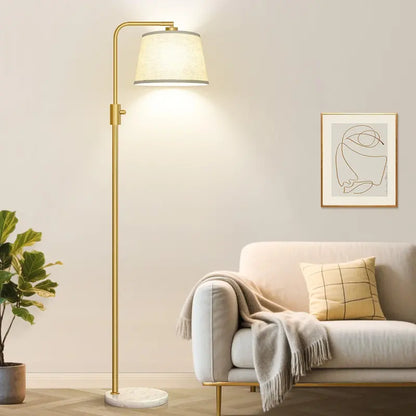 Adjustable Dimmable Floor Lamp with Vintage Edison Bulb