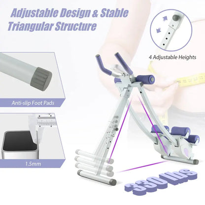 Foldable Abdominal Core Trainer for Targeted Strength Training