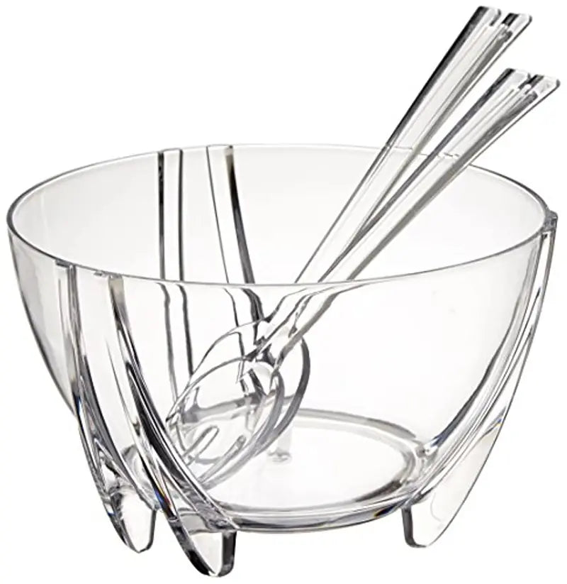 Prodyne Illusions Salad Bowl Servers 6Qt Shatterproof  SB3C
