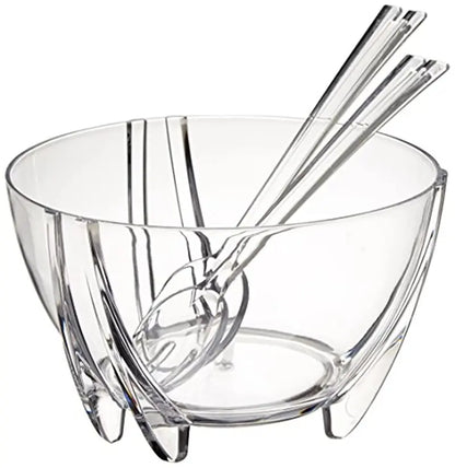 Prodyne Illusions Salad Bowl Servers 6Qt Shatterproof  SB3C