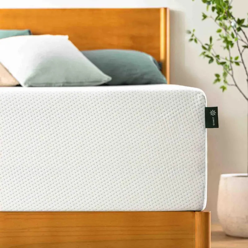 Zinus Lumbar+ 14-Inch King Mattress: Ergonomic Memory Foam with Targeted Lumbar Support, Cooling Gel Infusion, Green Tea Extract, and Soft Cool-to-Touch Cover